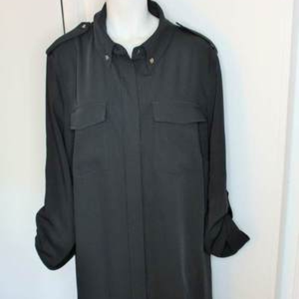 Michael Kors Black Classic Down Dress 3x